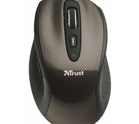 Mouse Trust Kerb Compact, Wireless, Negru