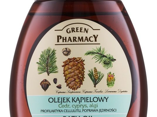 GREEN PHARMACY Body Care Cedar & Cypress & Algae ulei de baie cu miros puternic de conifere